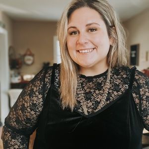 Torrid velvet / lace dress